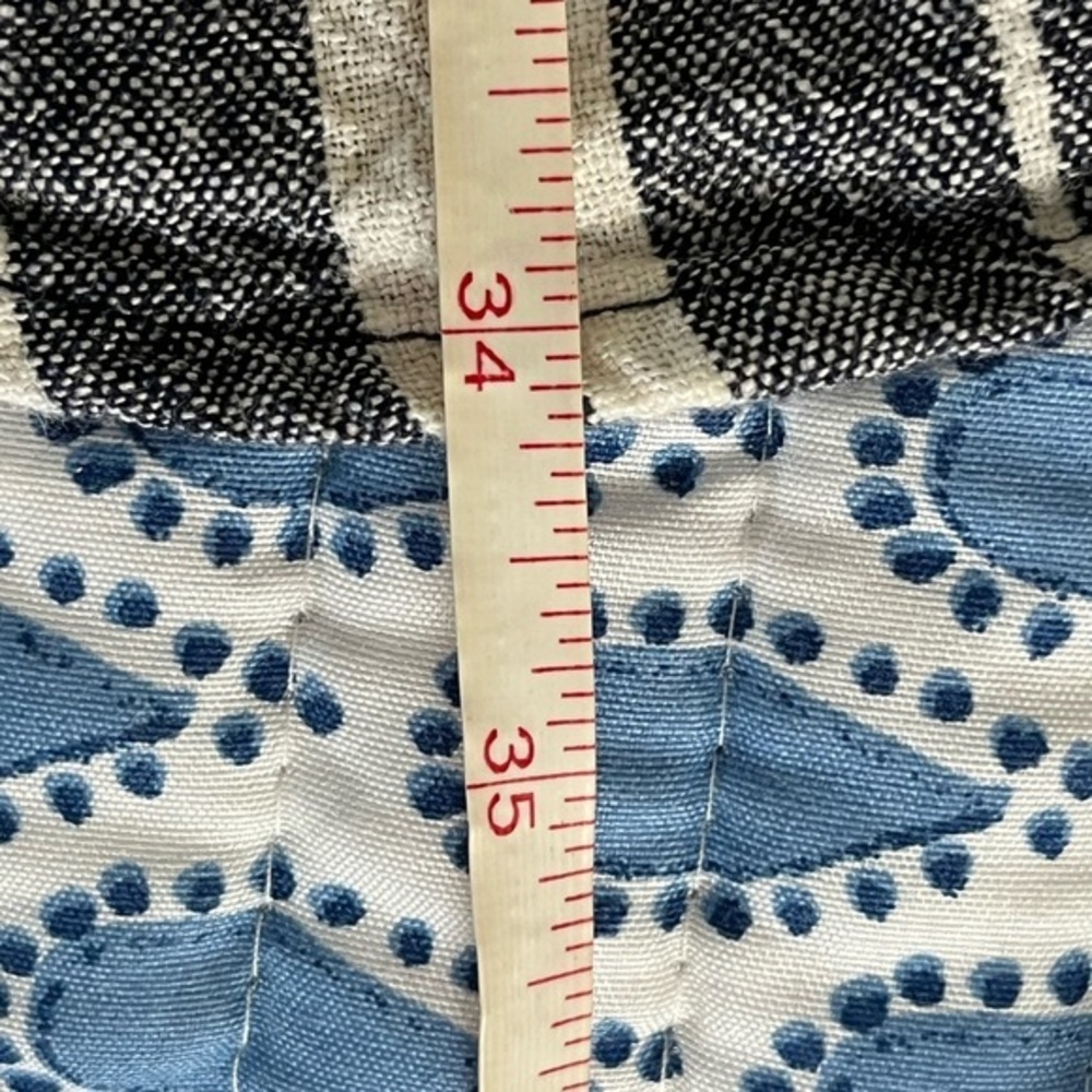 Old Navy Blue White Nautical Striped Linen Blend Sleeveless Dress Size Small - Picture 7 of 8